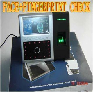 Face Recognition Fingerprint Biometric Time Clock