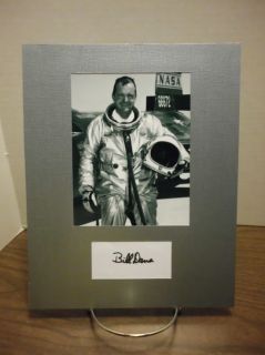 Bill Dana Autograph Test Pilot x 15 NASA Signed Display Signature COA 