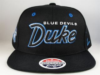 NCAA DUKE BLUE DEVILS ZEPHYR FLAT BILL SNAPBACK HAT CAP GREEN 