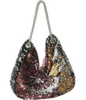 black mix melie bianco stacy sequin hobo fit inside view rear view top 