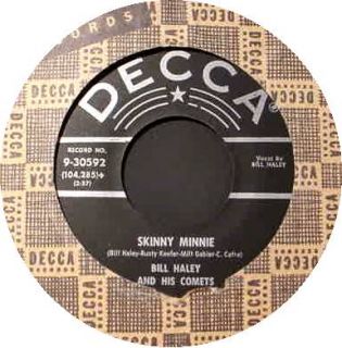 Bill Haley and his Comets   Skinny Minnie / Stay With Me. Decca 30592 