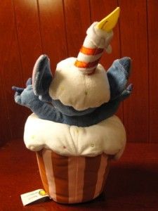 Lilo Stitch Happy Birthday Plush Stuffed Disney Toy Disneyland and 13 