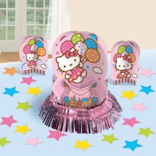 23pc Hello Kitty Table Decorating Kit Birthday Party Supplies 
