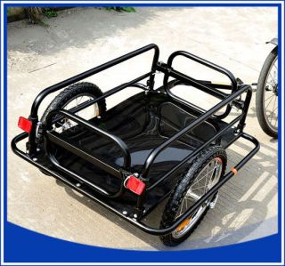 Cargo Trailer Utility Bike Bicycle Carrier Cart Garden Transport New 