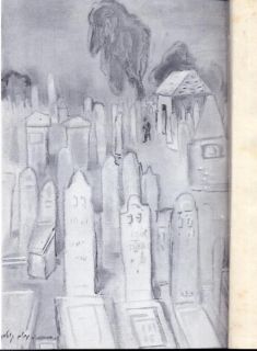 Old Cemetery Tet Aviv RARE Book Photo Palestine 1940 Nachum Gutman 