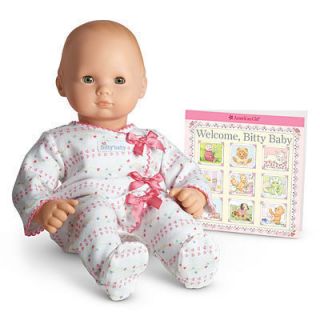 American Girl Bitty Baby PINK BOW SLEEPER & BOOK BRAND NEW Fast Ship 