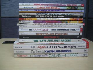   AND HOBBES & Hobbs Comics Set by BILL WATTERSON LOT COMPLETE ALL Books