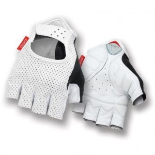 Giro Lusso LX Mens Road Bicycle Cycling Gloves White Black x Large 