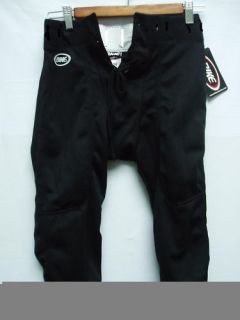 Mens Football Pants Practice Black Polyester Small New