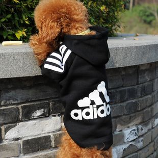 Black Pet Puppy Dog Clothes Clothing Hooded T Shirt Size XXL