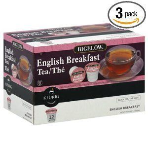 Box of Bigelow Fine Teas   ENGLISH BREAKFAST TEA K cups for Keurig 