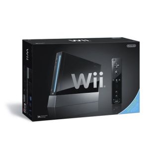 New Nintendo Wii System Console Black Japan NTSC J
