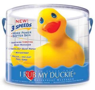   Vibrating Rubber Duck Massager I Rub My Duckie Big Teaze Toys