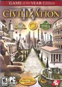 Sid Meiers Civilization IV 4 Game of The Year PC Game