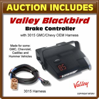 Valley Blackbird Trailer Brake Controller w 3015 Chevy Harness New 