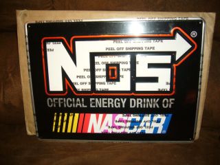 Brand New Energy Drink Official Sponsor of NASCAR Sign