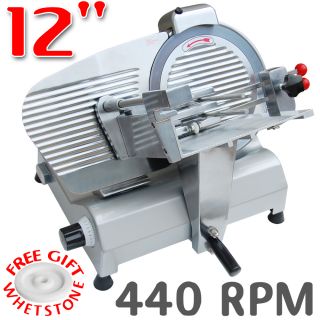    Steel Blade Electric Meat Cheese Slicer Cutter Deli Food 270w 440