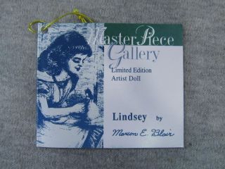Master Piece Gallery Lindsey Limited Edition Porcelain Collectible 