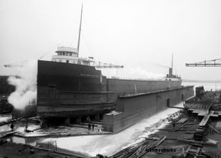 Freighter Steamship SS William P Snyder Ecorse MI Photo