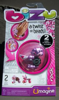 NIP  bizu  Beading Kit/A Twist On Beads/Makes Bracelets + Bead Pets 