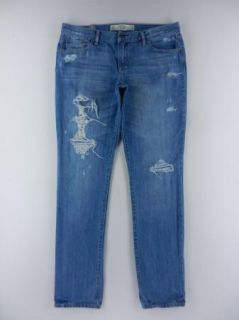 Abercrombie Fitch AF Erin Distressed Skinny Jeans Womens Pant Sz 6 8 R 