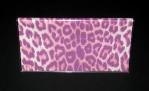 Pink Purple Leopard Print Fabric 2yr Calendar Planner