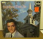 How Great Thou Art LSP 3758 Elvis Presley Spiritual re Issue LP Record 