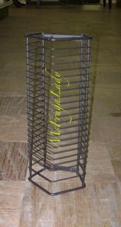 black wire cd wall racks unit holds 24 cd jewel cases material wire 