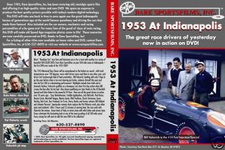 1953 Indy 500 Bill Vukovich in Color on DVD