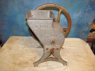 Vintage Hand Crank Alaska Ice Crusher No 1