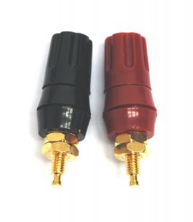 1pair Binding Post 10A 600V Copper Alloy Gold Plated