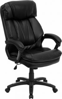 Hercules Series High Back Black Leather Executive Office Chair