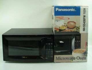 Panasonic Black Microwave Oven Original Box Manual NN S540BFW Inverter 