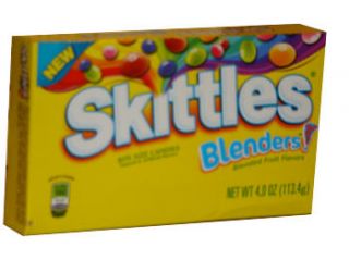 Skittles Blenders   Theater Size 4.0 oz candy box   candy you can 