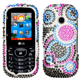 Bling SnapOn Cover Case for LG Cosmos II 2 VN251 Bubble