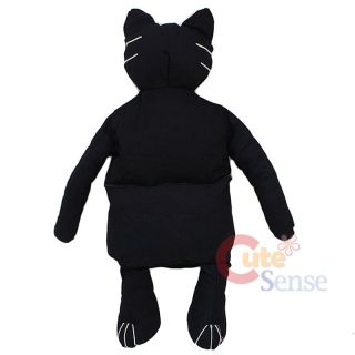 Black Cat Plush Doll Bag Halloween Custume Bag 33 x Large