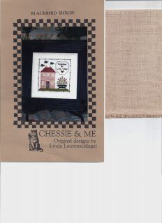 Blackbird House Cross Stitch Chart from Chessie Me