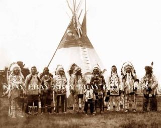 Blackfoot BLACKFEET Native American Indians Montana Stagecoach Tipi 