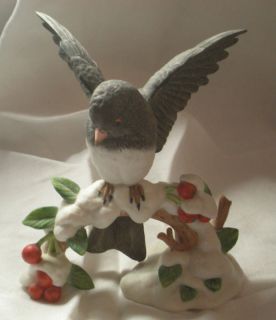 Lenox Dark Eyed Junco Winter Holiday Bird Figurine