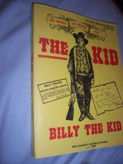 Billy The Kid Western Bill Rakocy Book Vintage Gunfighter Outlaw Old 