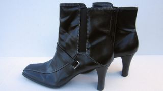 Etienne Aigner Women Ankle Boots Black 7 5M Excellent