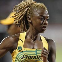 dominique blake 400m pro sprinter