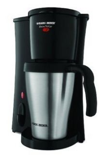 Black & Decker Brew n Go SINGLE CUP Coffeemaker with Travel Mug Coffee 