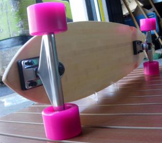 New Bamboo Longboard Skateboard Complete New Split Tail