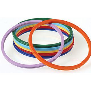 Plastic Coil Rings Bird Parrot Toy Parts Crafts
