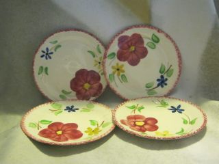 vintage blue ridge pottery 4 bread plates shipping info