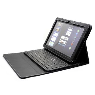   10 1 Faux Leather Portfolio Case Bluetooth Keyboard KB X3003B