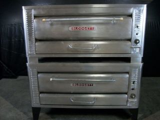 Blodgett 1048s Double Gas Deck Brick Pizza Ovens