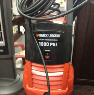 Black and Decker Electric Pressure Washer 1900 PSI