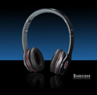 Genuine Monster Beats by Dr Dre Solo HD Black Headphones Earphones w 